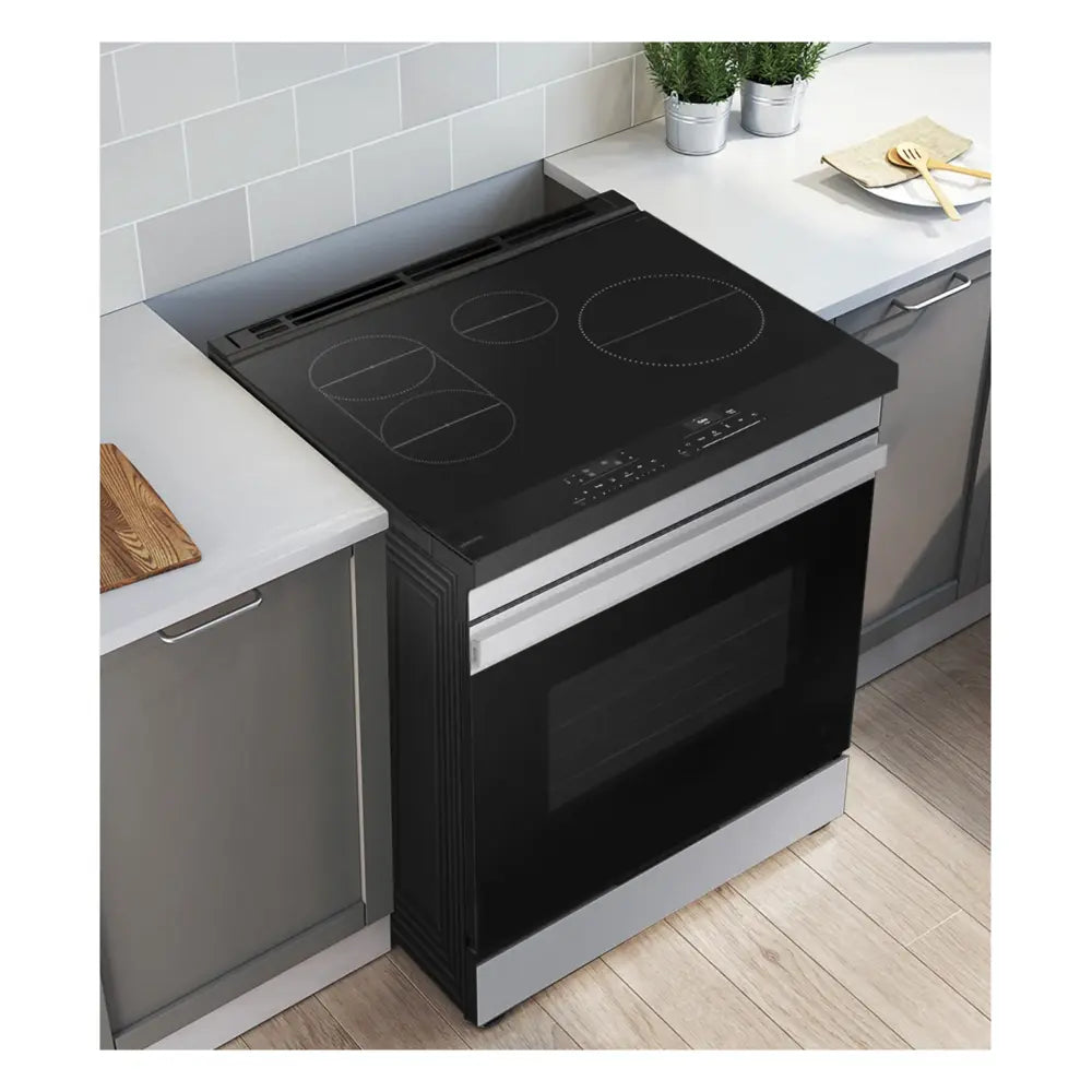 Samsung Bespoke Slide-in Induction Range Fingerprint Resistant  Wi-Fi  6.3 cu.ft.