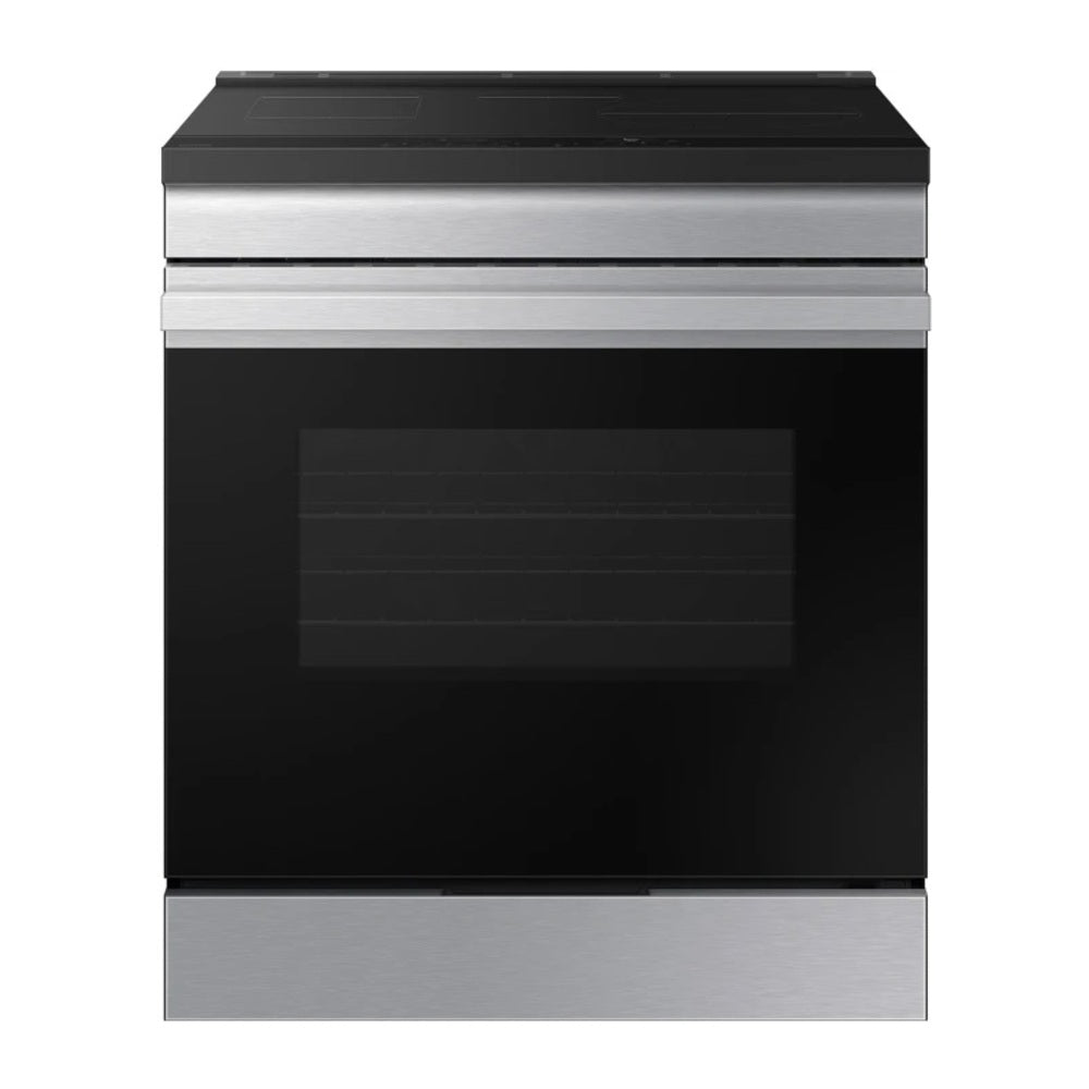 Samsung Bespoke Slide-in Induction Range Anti-Scratch Glass Cooktop  Wi-Fi  6.3 cu.ft.