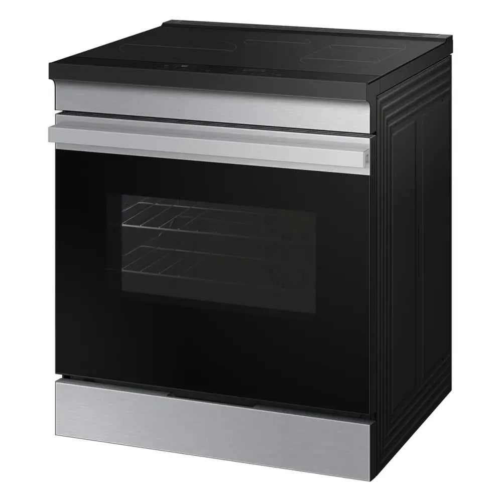 Samsung Bespoke Slide-in Induction Range Anti-Scratch Glass Cooktop  Wi-Fi  6.3 cu.ft.