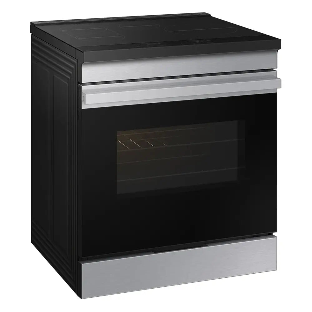 Samsung Bespoke Slide-in Induction Range Anti-Scratch Glass Cooktop  Wi-Fi  6.3 cu.ft.