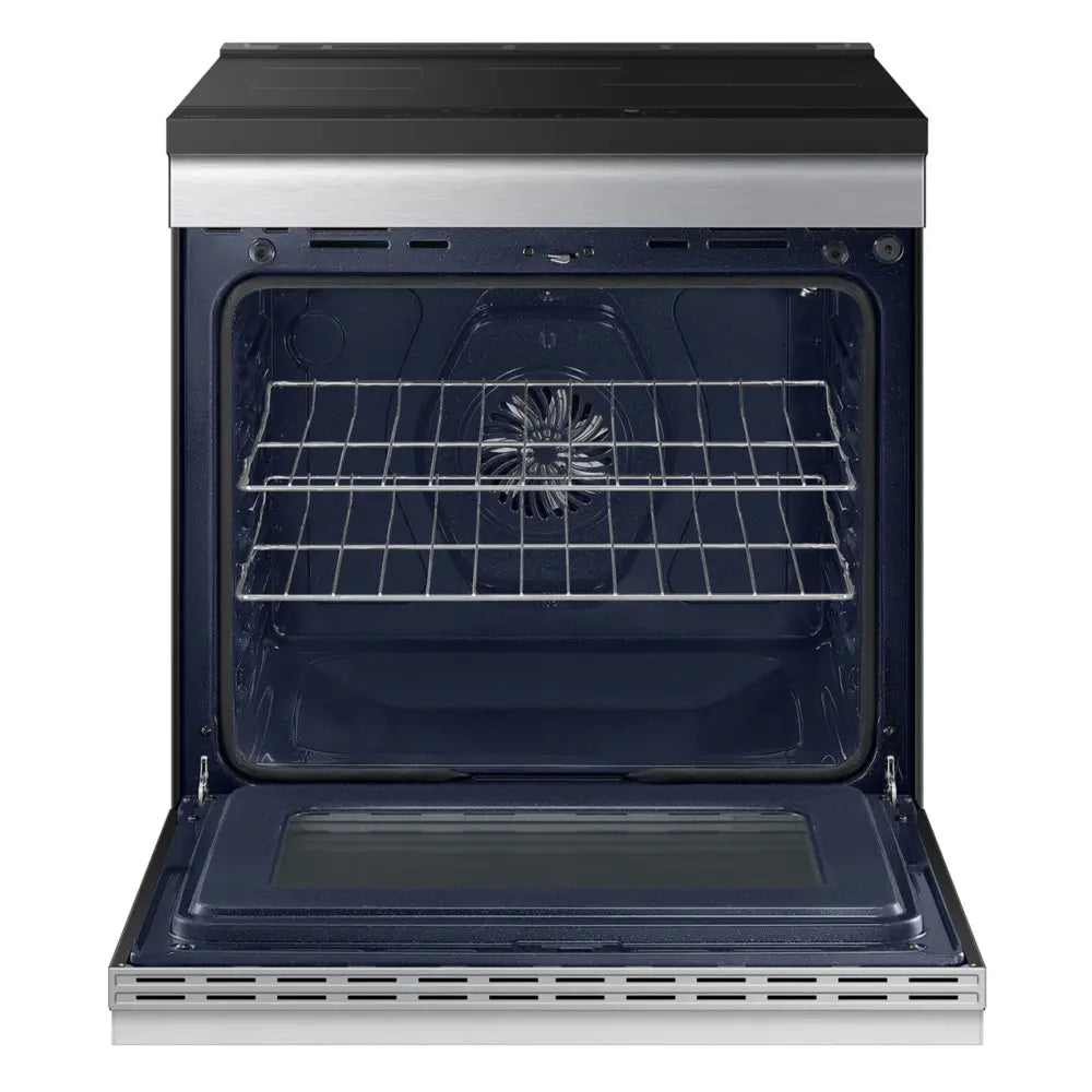 Samsung Bespoke Slide-in Induction Range Anti-Scratch Glass Cooktop  Wi-Fi  6.3 cu.ft.