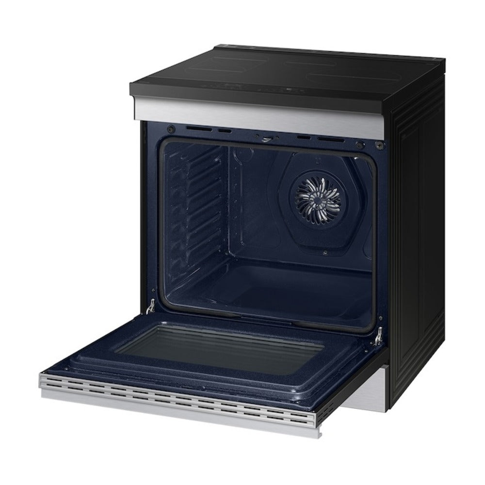 Samsung Bespoke Slide-in Induction Range Anti-Scratch Glass Cooktop  Wi-Fi  6.3 cu.ft.