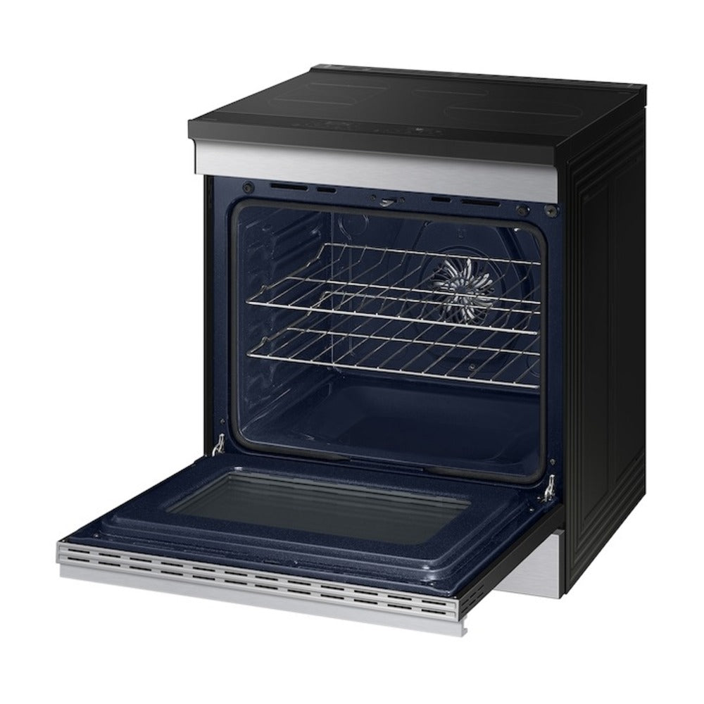 Samsung Bespoke Slide-in Induction Range Anti-Scratch Glass Cooktop  Wi-Fi  6.3 cu.ft.