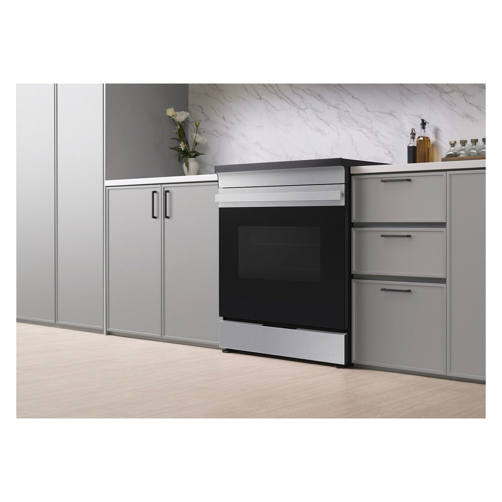 Samsung Bespoke Slide-in Induction Range Anti-Scratch Glass Cooktop  Wi-Fi  6.3 cu.ft.