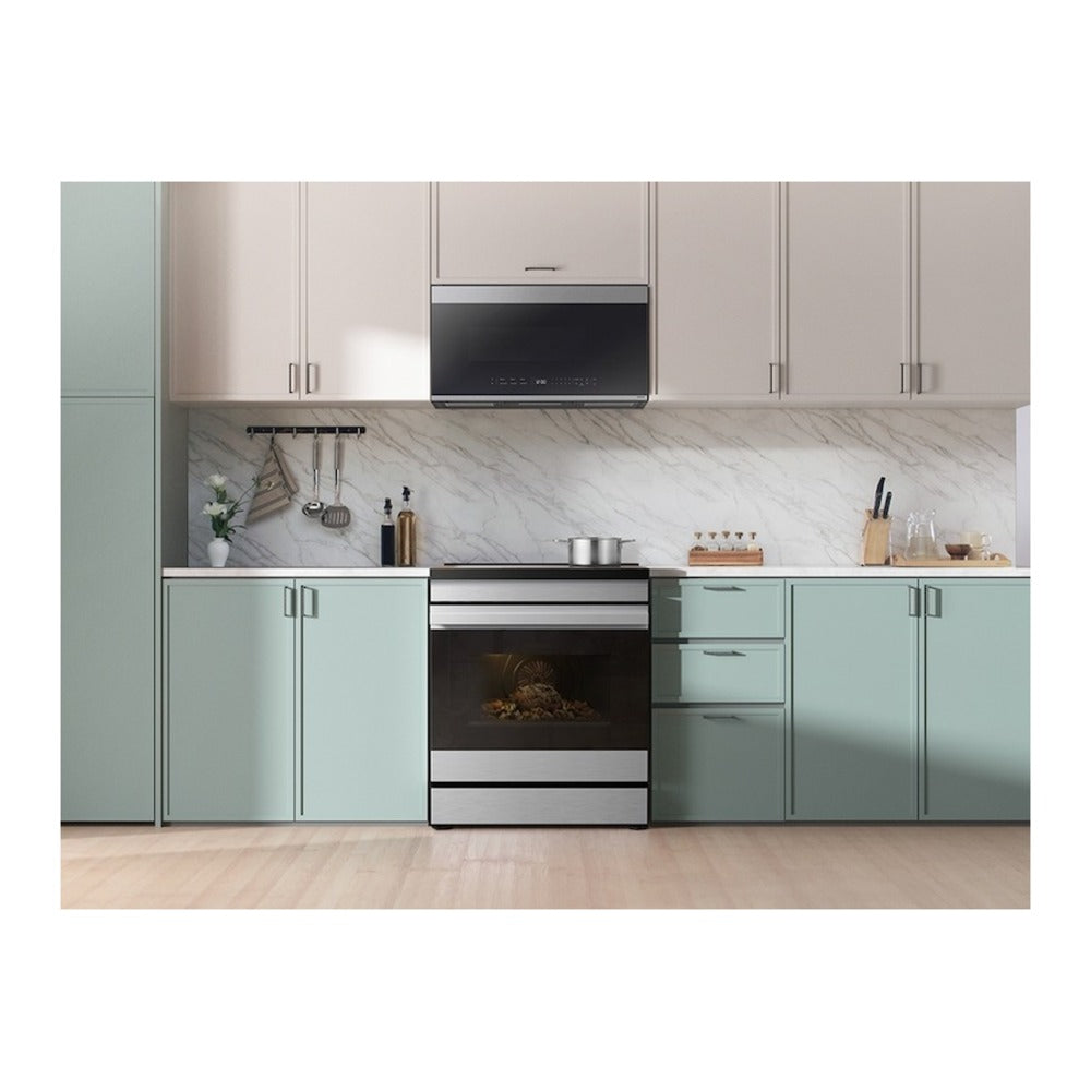 Samsung Bespoke 6.3 cu. ft. Smart Slide-In Induction Range with Ambient Edge Lighting™ &