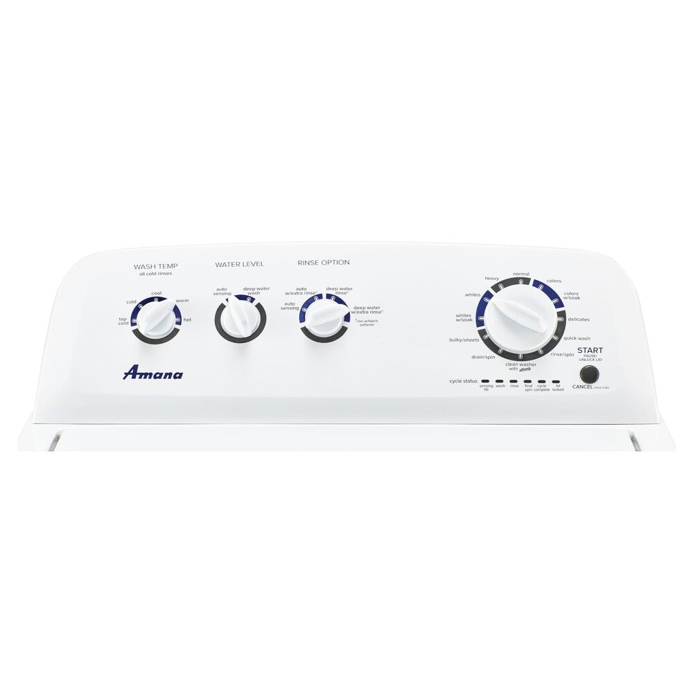 Amana 3.8 cu. ft. Large Capacity Top Load Washer with High-Efficiency Agitator