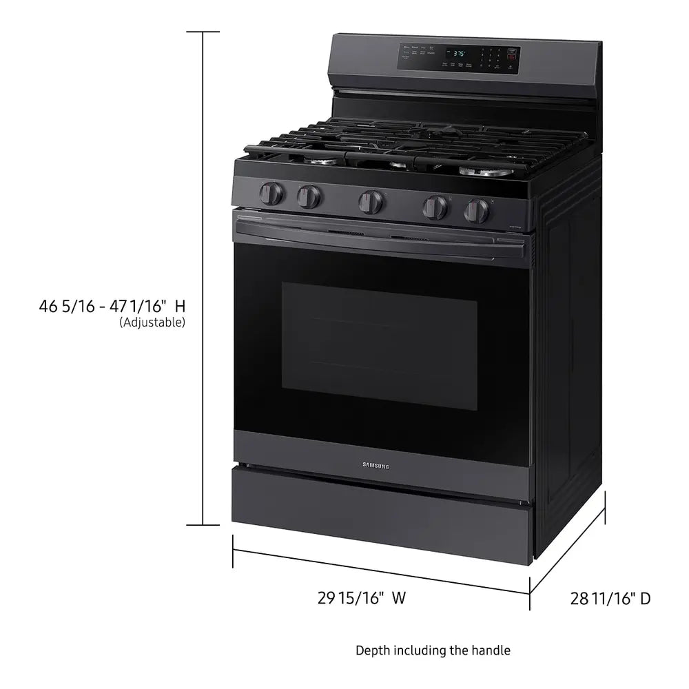 Samsung Freestanding Gas Range Convection  Wi-Fi  6.0 cu.ft.