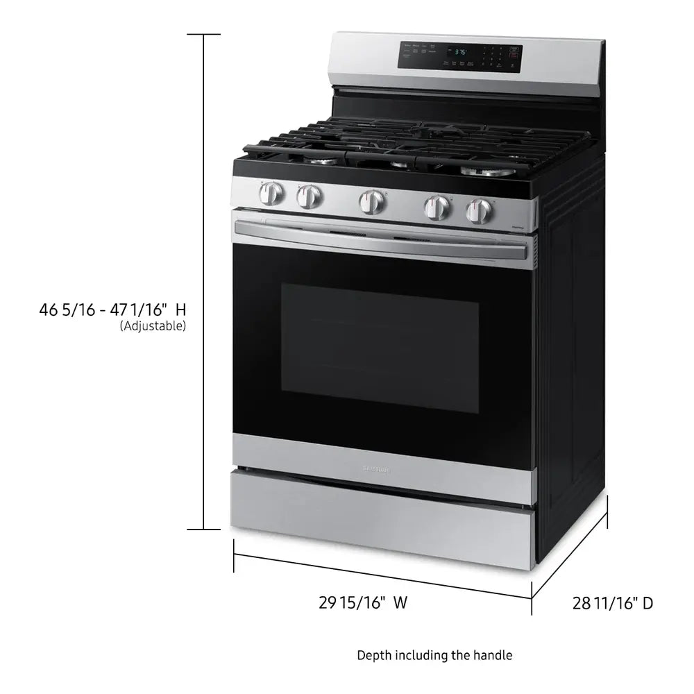 Samsung Freestanding Gas Range Convection  Wi-Fi  6.0 cu.ft.