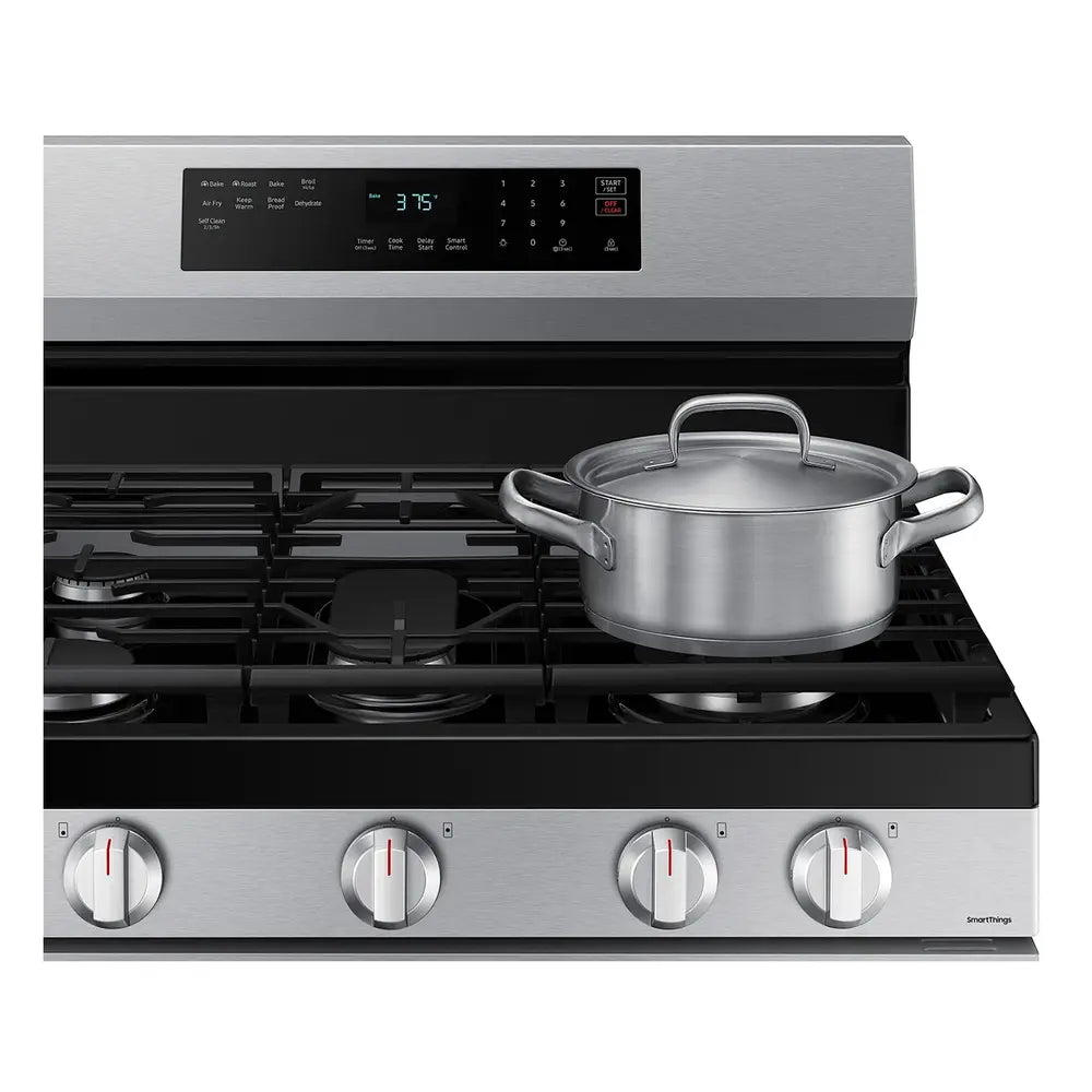 Samsung Freestanding Gas Range Convection  Wi-Fi  6.0 cu.ft.