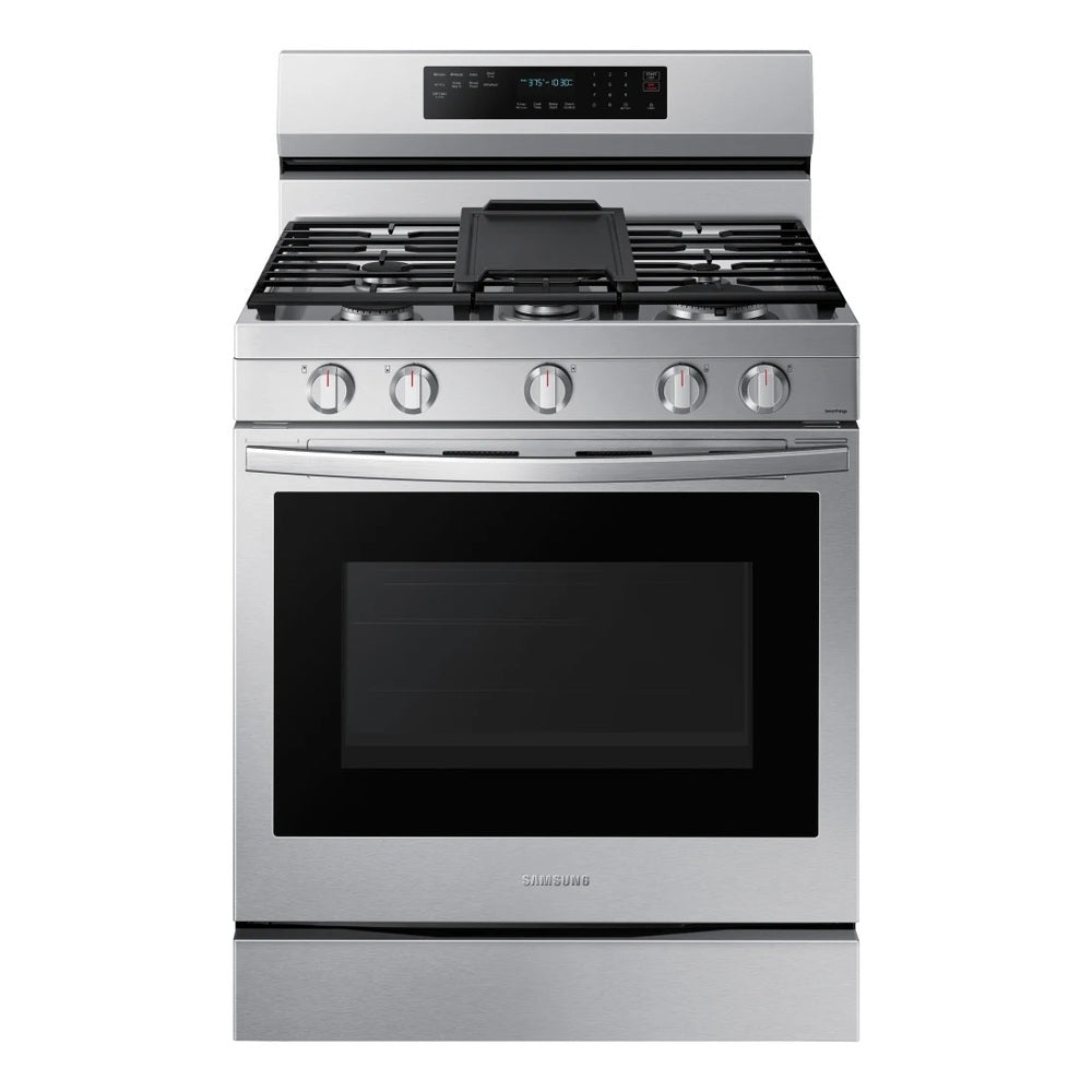 Samsung 6.0 cu. ft. Smart Freestanding Gas Range with No-Preheat Air Fry, Convection+ & 