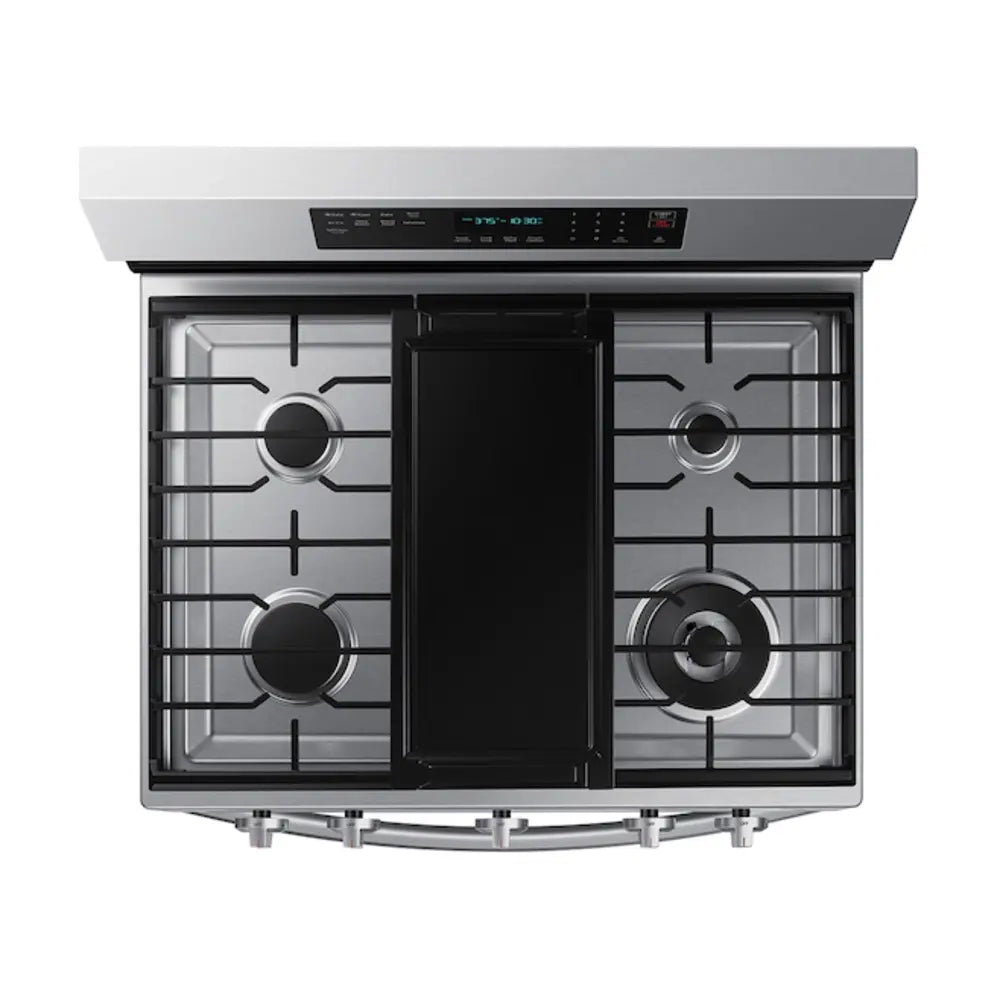 Samsung 6.0 cu. ft. Smart Freestanding Gas Range with No-Preheat Air Fry, Convection+ & 