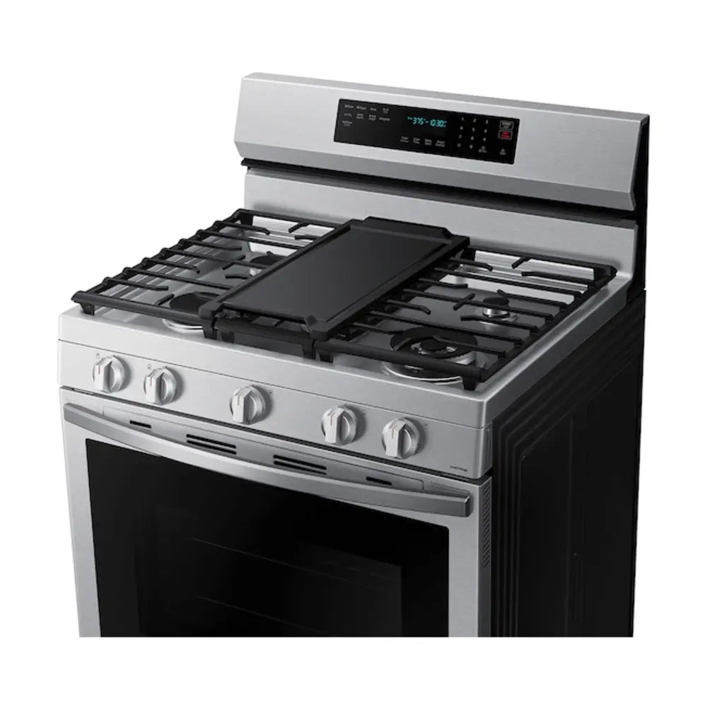 Samsung 6.0 cu. ft. Smart Freestanding Gas Range with No-Preheat Air Fry, Convection+ & 