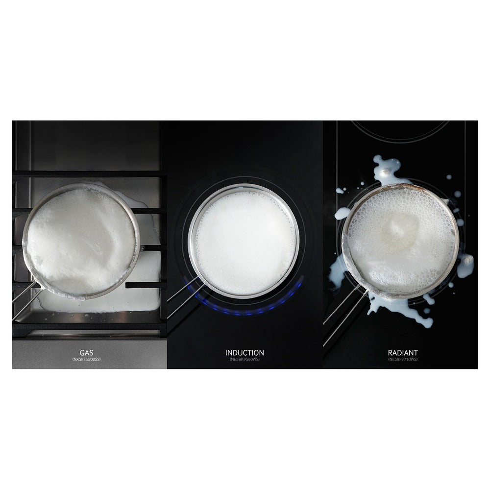 Samsung 36" Smart Induction Cooktop with Wi-Fi in Black