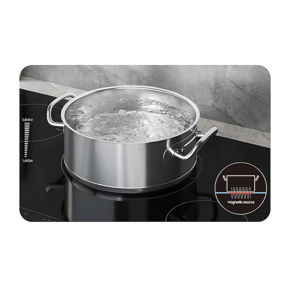 Samsung 36" Smart Induction Cooktop with Wi-Fi in Black