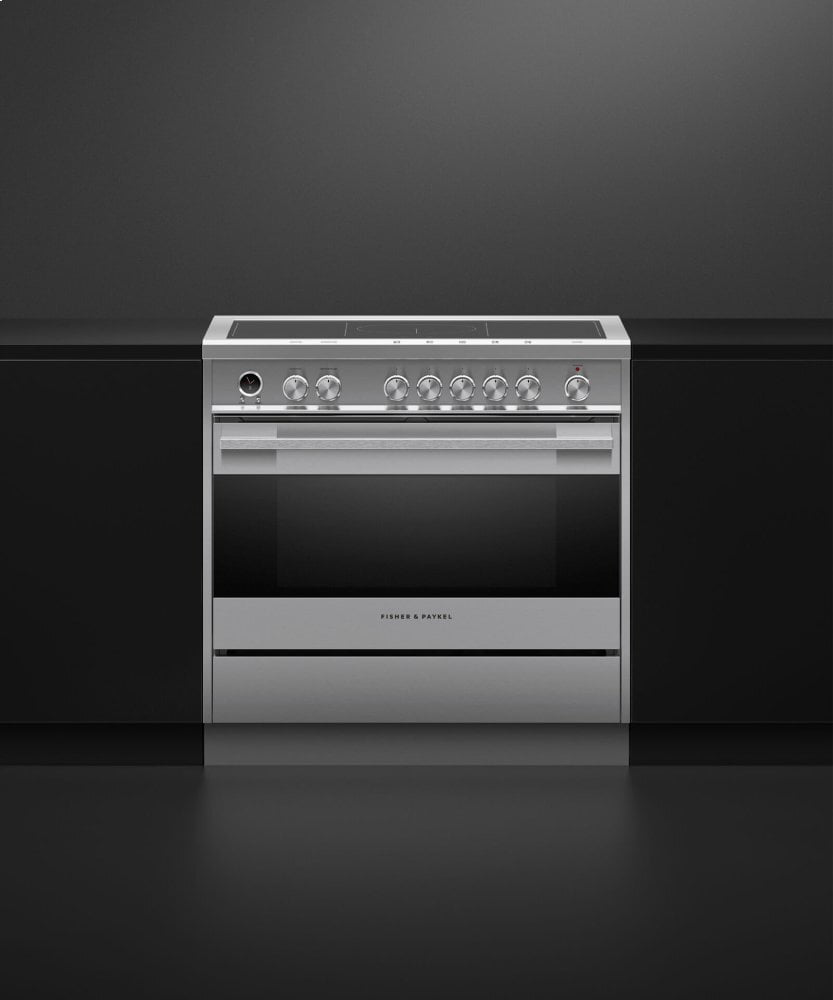 Fisher & Paykel 36" Series 9 Contemporary 5 Zone Induction Self-Cleaning Range