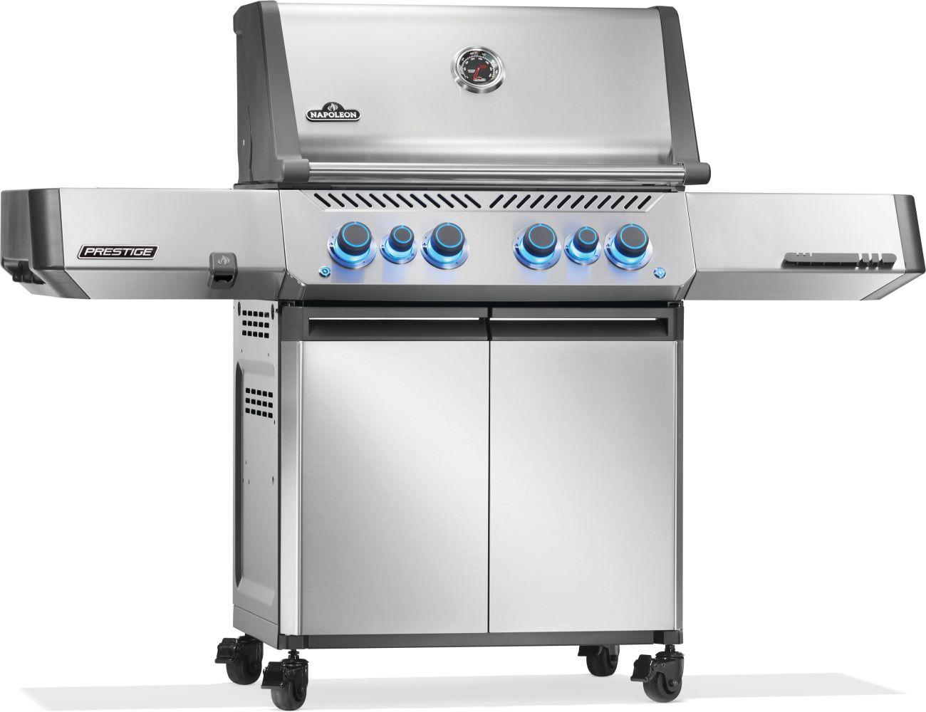 Napoleon Prestige 500 RSIB with Infrared Side and Rear Burner , Natural Gas, Stainless St