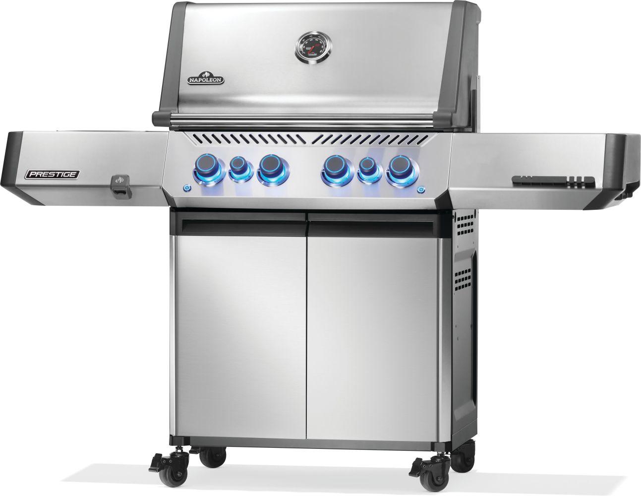 Napoleon Prestige 500 RSIB with Infrared Side and Rear Burner , Natural Gas, Stainless St