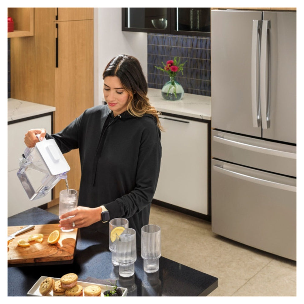 GE Profile GE Profile™ ENERGY STAR® 28.4 Cu. Ft. Quad-Door Refrigerator with Dual-Dispense 