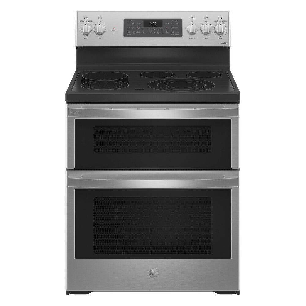 GE Profile GE Profile™ 30" Smart Free-Standing Electric Double Oven Convection Range with N