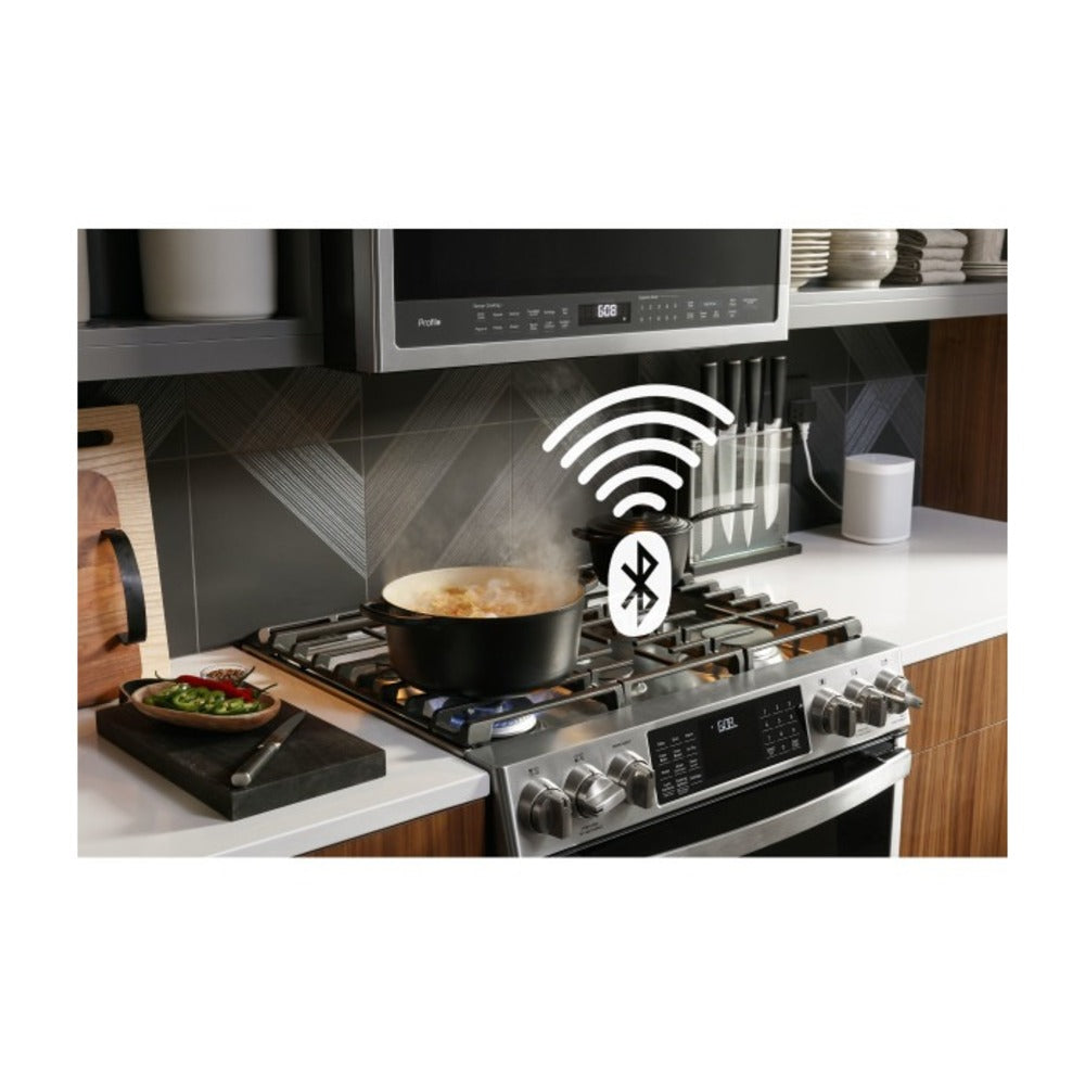 GE Profile GE Profile™ 30" Smart Free-Standing Electric Double Oven Convection Range with N