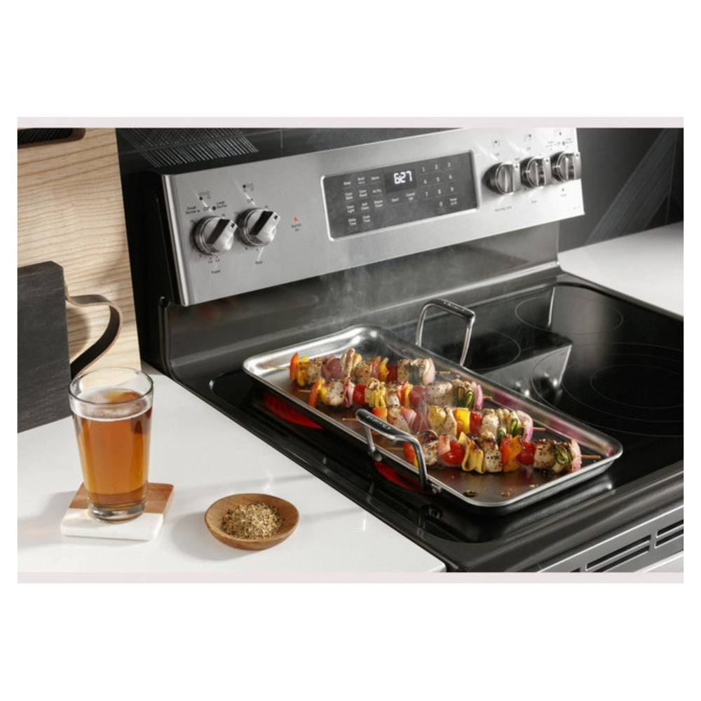 GE Profile GE Profile™ 30" Smart Free-Standing Electric Double Oven Convection Range with N