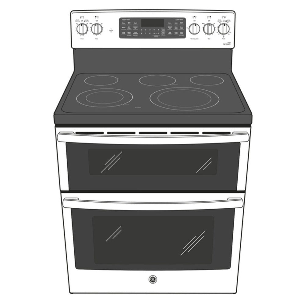 GE Profile GE Profile™ 30" Smart Free-Standing Electric Double Oven Convection Range with N