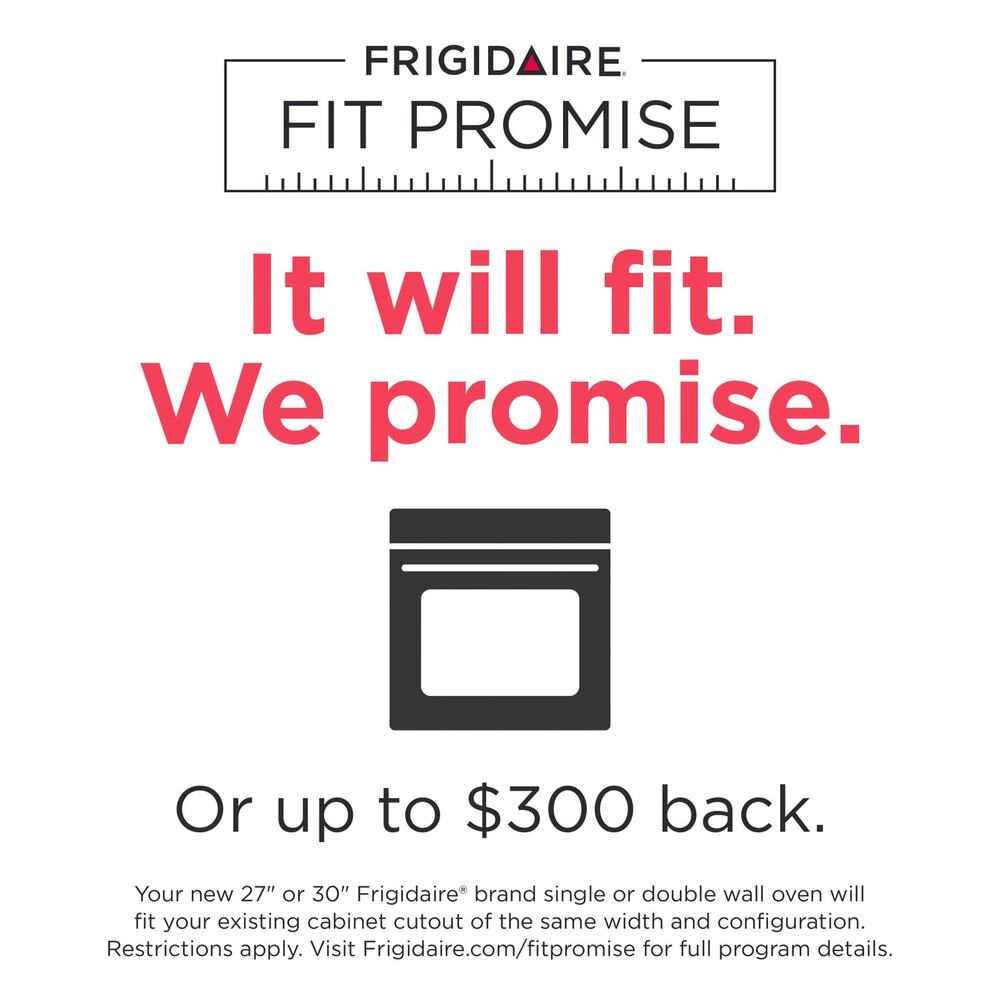 Frigidaire Professional 30" Electric Wall Oven and Microwave Combination with Total Convection