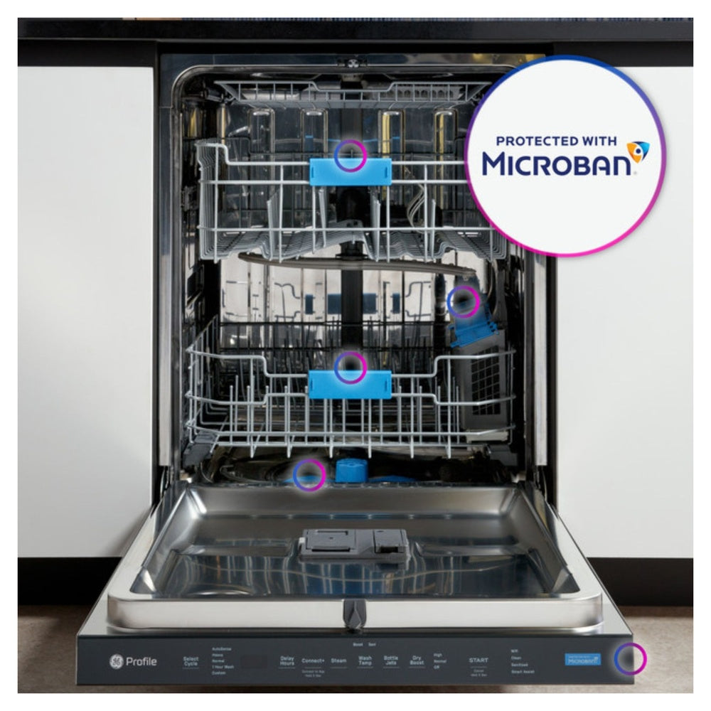 GE Profile GE Profile™ ENERGY STAR® Fingerprint Resistant Top Control Stainless Interior Di