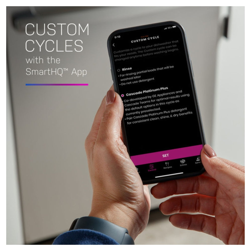 GE Profile GE Profile™ ENERGY STAR® Fingerprint Resistant Top Control Stainless Interior Di