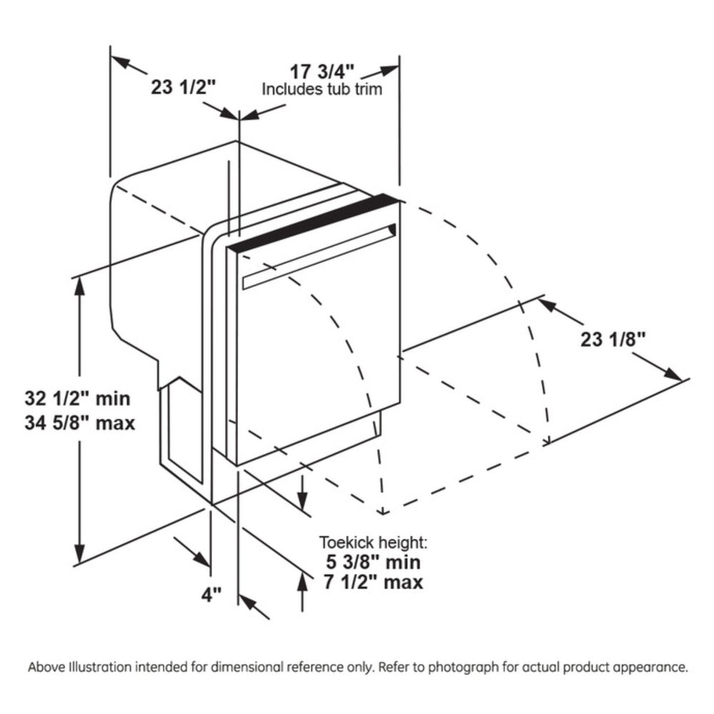 GE Profile GE Profile™ ENERGY STAR® 18" ADA Compliant Stainless Steel Interior Dishwasher w