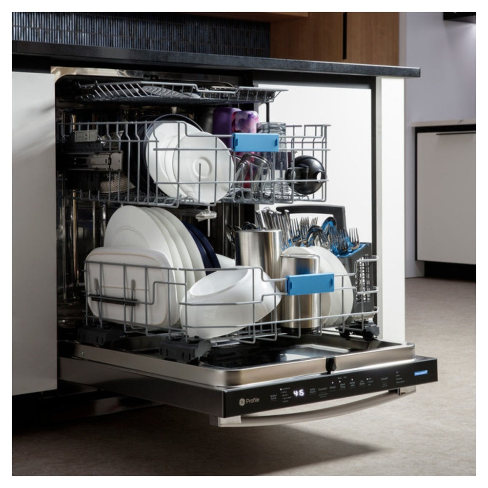 GE Profile GE Profile™ ENERGY STAR® Fingerprint Resistant Top Control Stainless Interior Di