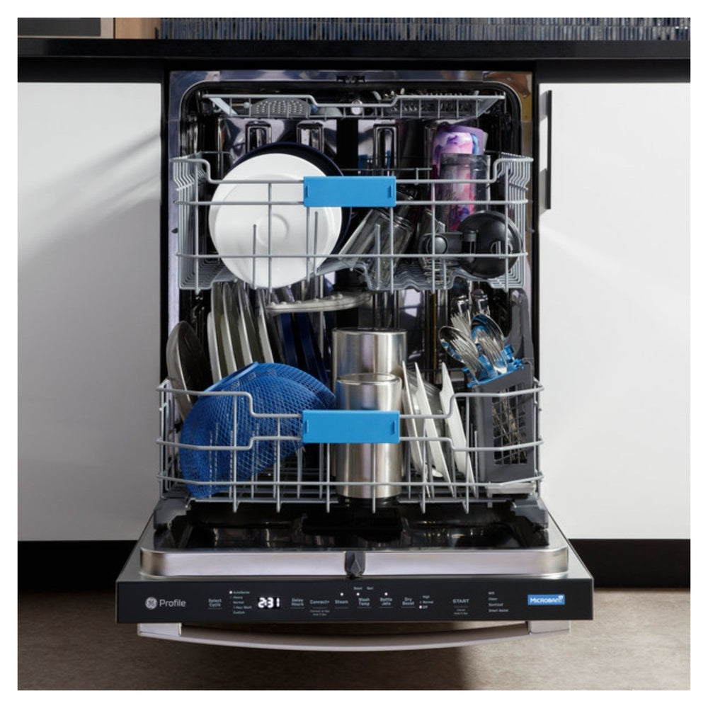 GE Profile GE Profile™ ENERGY STAR® Fingerprint Resistant Top Control Stainless Interior Di