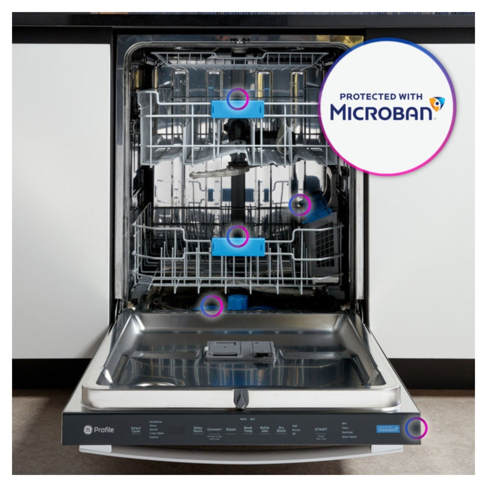 GE Profile GE Profile™ ENERGY STAR® Fingerprint Resistant Top Control Stainless Interior Di