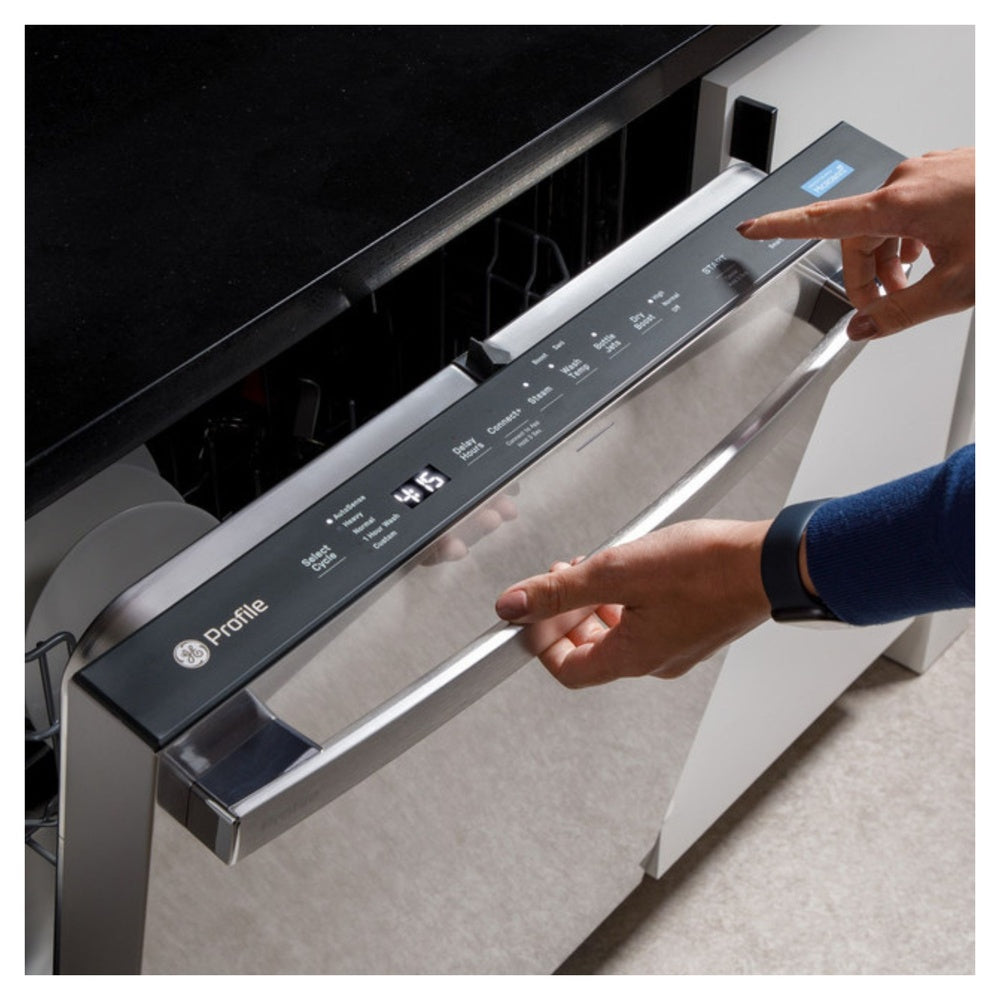 GE Profile GE Profile™ ENERGY STAR® Fingerprint Resistant Top Control Stainless Interior Di