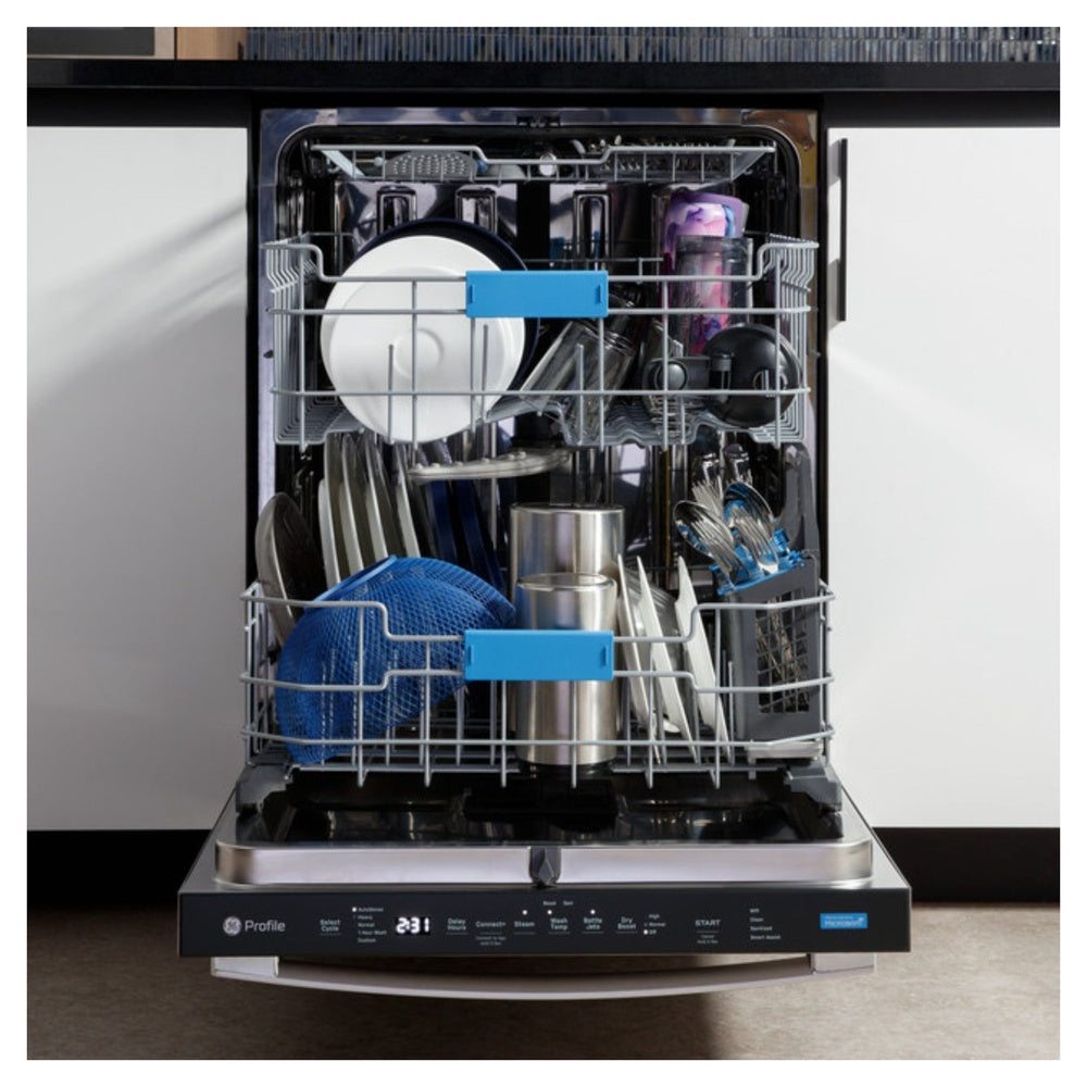 GE Profile GE Profile™ ENERGY STAR® Fingerprint Resistant Top Control Stainless Interior Di