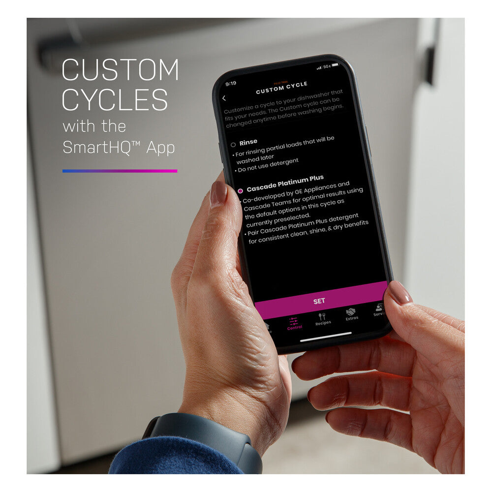 GE Profile GE Profile™ ENERGY STAR Smart UltraFresh System Dishwasher with Microban™ Antimi