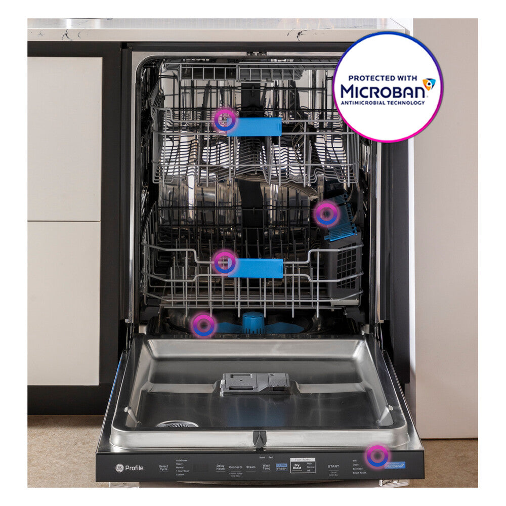 GE Profile GE Profile™ ENERGY STAR Smart UltraFresh System Dishwasher with Microban™ Antimi