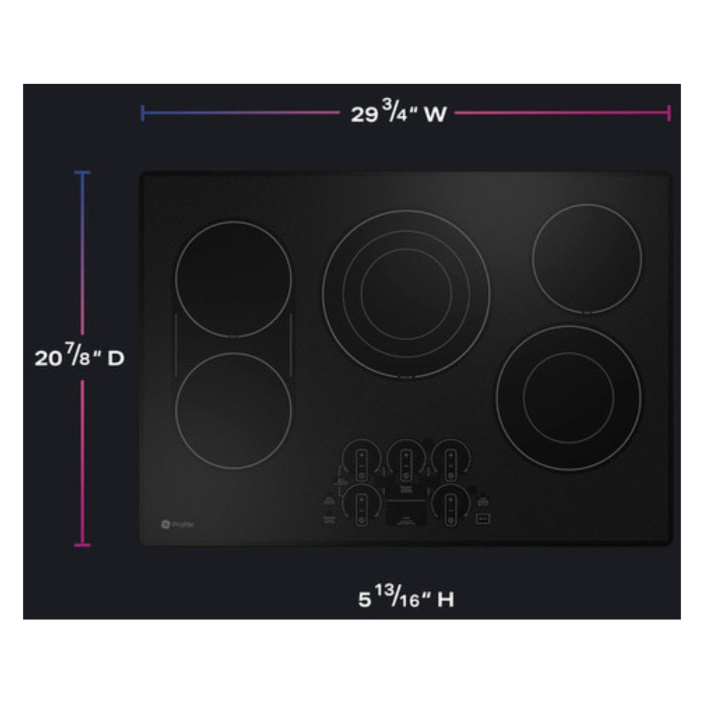 GE Profile GE Profile™ 30" Built-In Touch Control Electric Cooktop