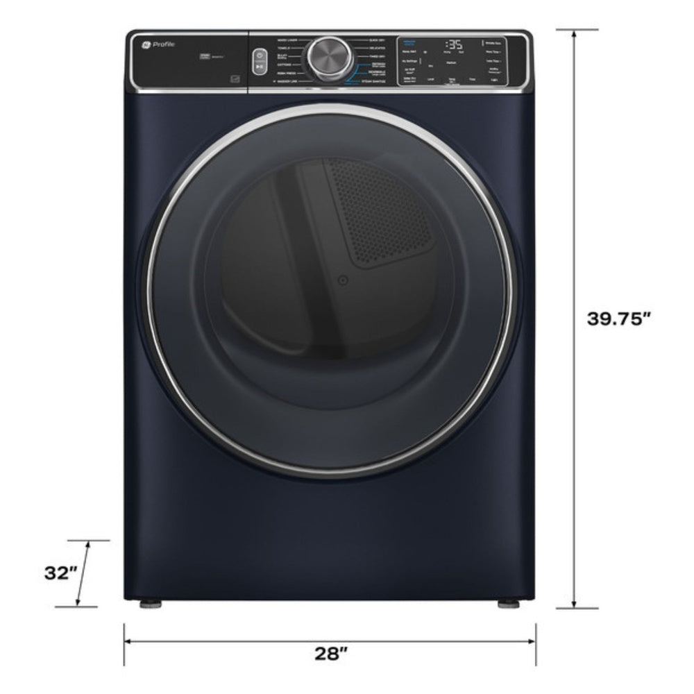 GE Profile GE Profile™ 7.8 cu. ft. Capacity Smart Front Load Electric Dryer with Steam and 