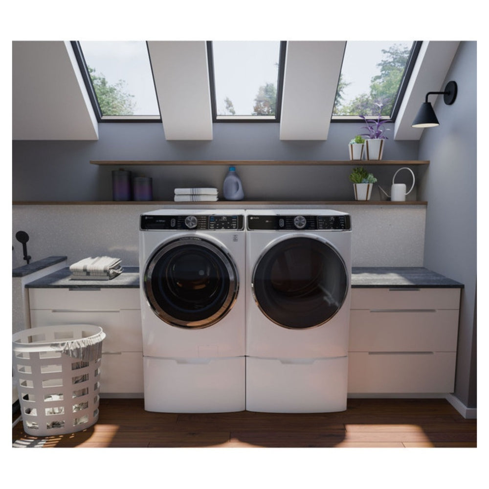 GE Profile GE Profile™ 7.8 cu. ft. Capacity Smart Front Load Electric Dryer with Steam and 