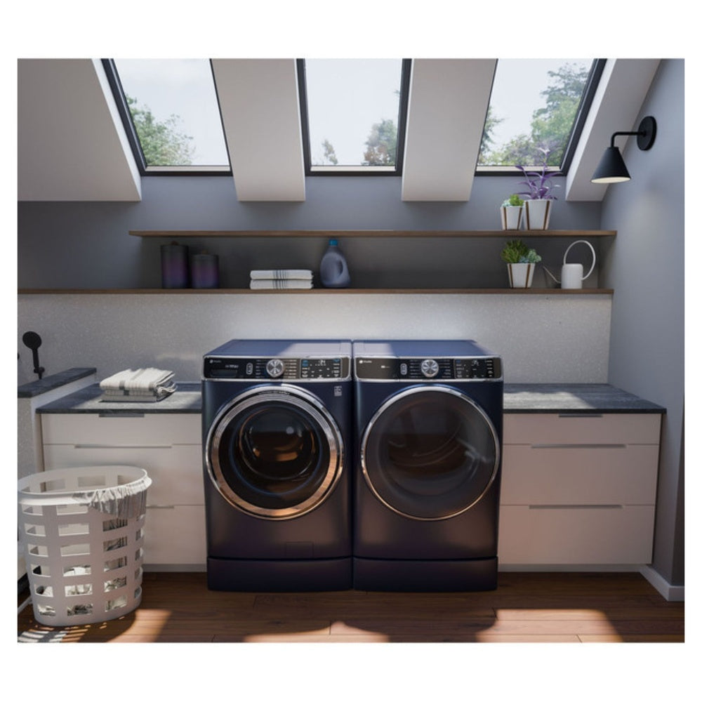 GE Profile GE Profile™ 7.8 cu. ft. Capacity Smart Front Load Gas Dryer with Steam and Sanit