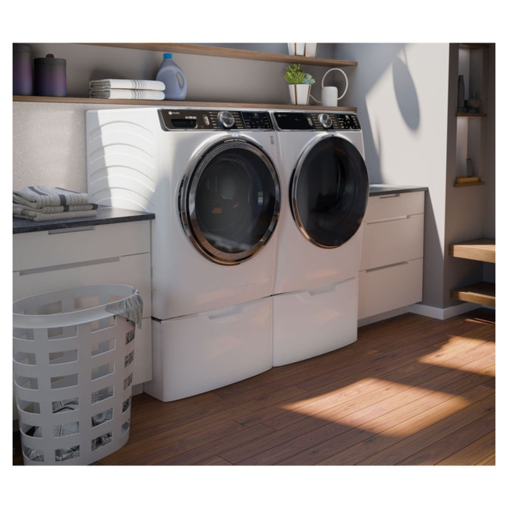GE Profile GE Profile™ 7.8 cu. ft. Capacity Smart Front Load Gas Dryer with Steam and Sanit
