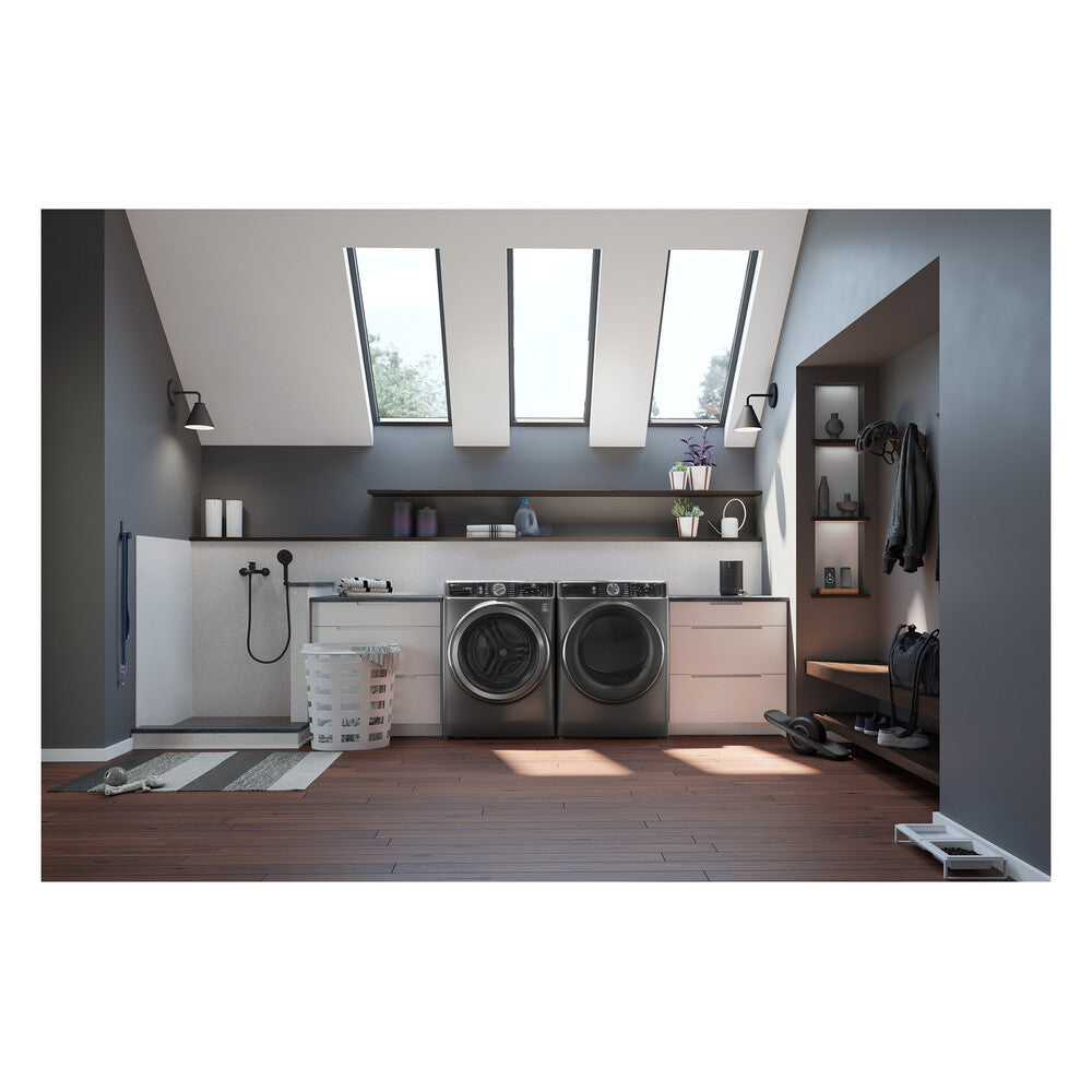 GE Profile GE Profile™ ENERGY STAR® 7.8 cu. ft. Capacity Smart Front Load Electric Dryer wi