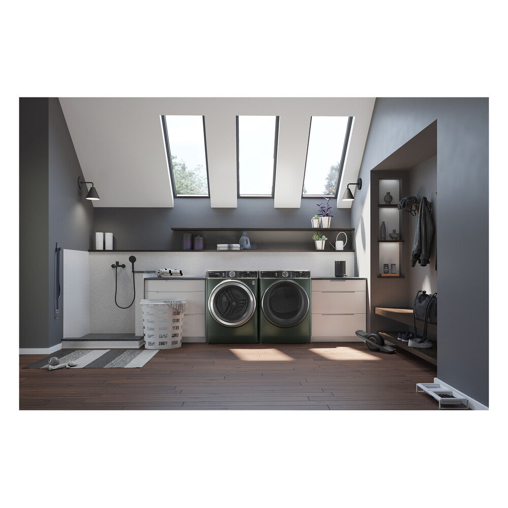 GE Profile GE Profile™ ENERGY STAR® 7.8 cu. ft. Capacity Smart Front Load Electric Dryer wi
