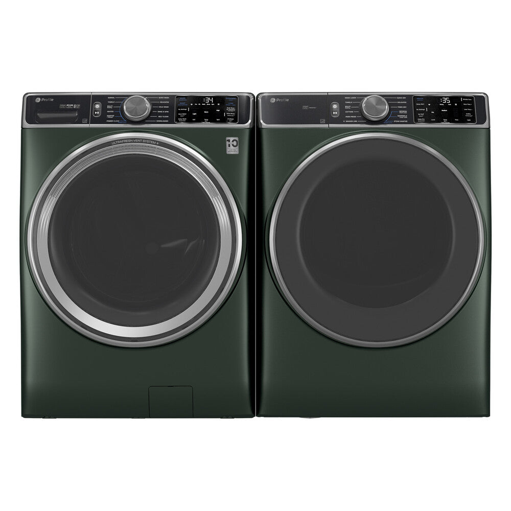 GE Profile GE Profile™ ENERGY STAR® 7.8 cu. ft. Capacity Smart Front Load Gas Dryer with St