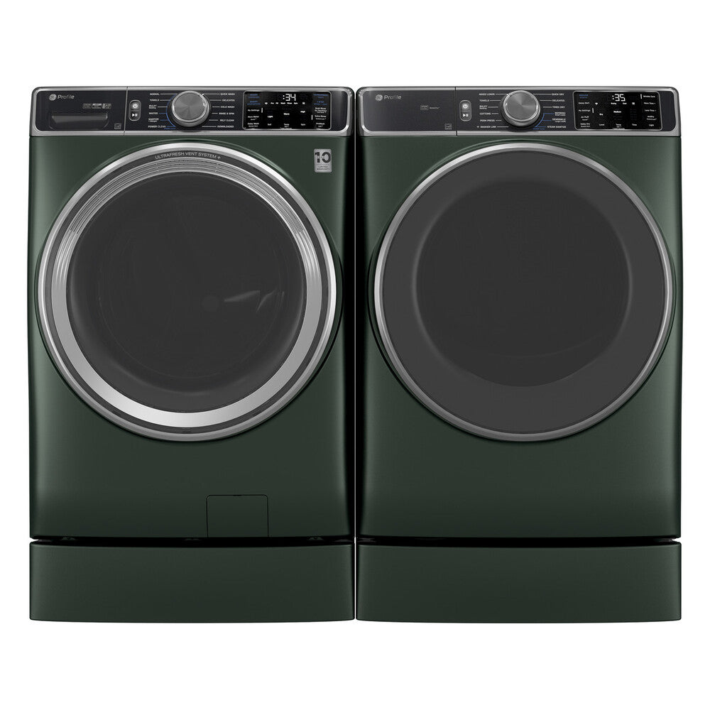 GE Profile GE Profile™ ENERGY STAR® 7.8 cu. ft. Capacity Smart Front Load Gas Dryer with St