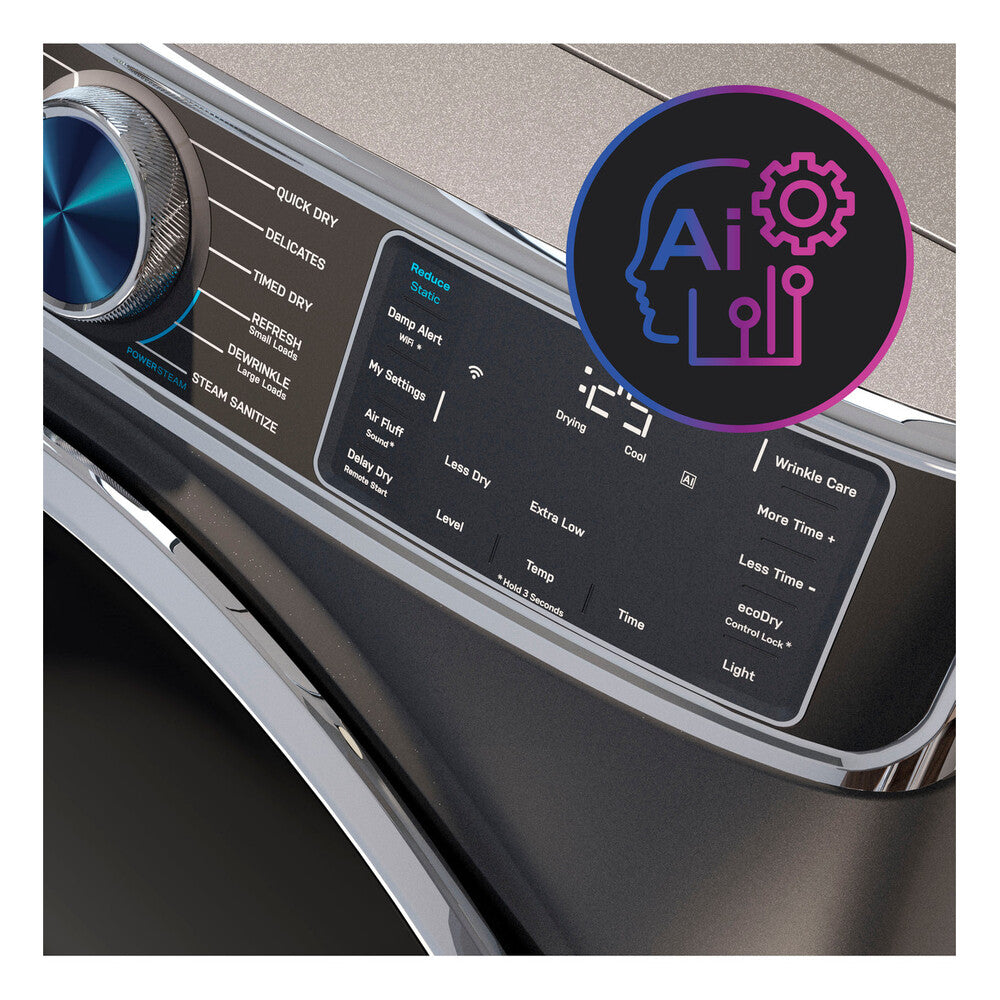 GE Profile GE Profile™ ENERGY STAR® 7.8 cu. ft. Capacity Smart Front Load Gas Dryer with St