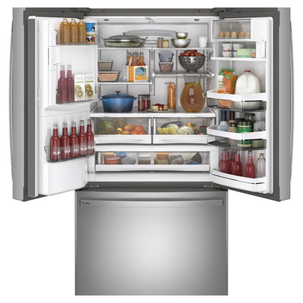 GE Profile GE Profile™ ENERGY STAR® 27.7 Cu. Ft. Fingerprint Resistant French-Door Refriger