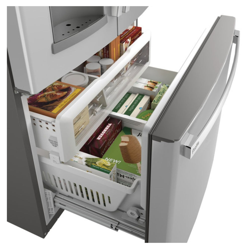 GE Profile GE Profile™ ENERGY STAR® 27.7 Cu. Ft. Fingerprint Resistant French-Door Refriger
