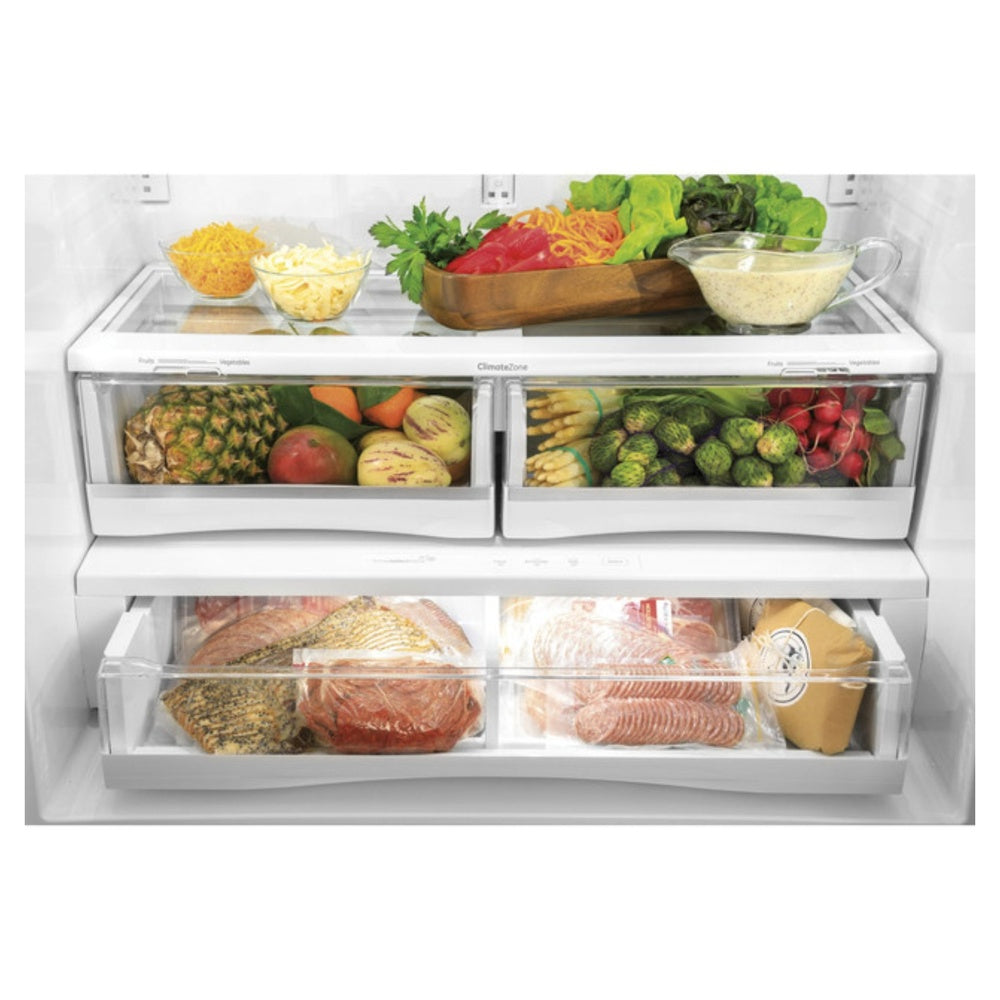 GE Profile GE Profile™ ENERGY STAR® 27.7 Cu. Ft. Fingerprint Resistant French-Door Refriger